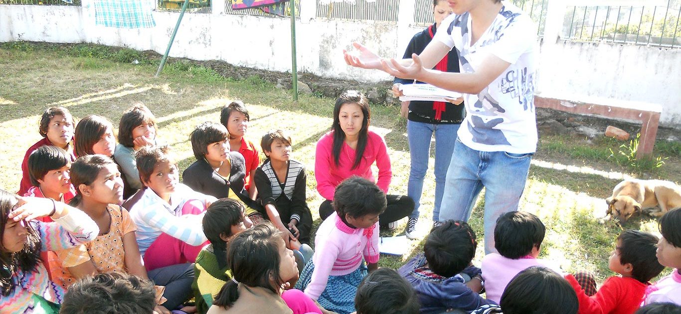 Awareness Drive by Impulse NGO interns, on Child Trafficking