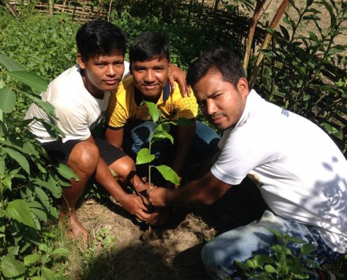 Tree Plantation & Anti Human-Trafficking Drive with Ebong Amra